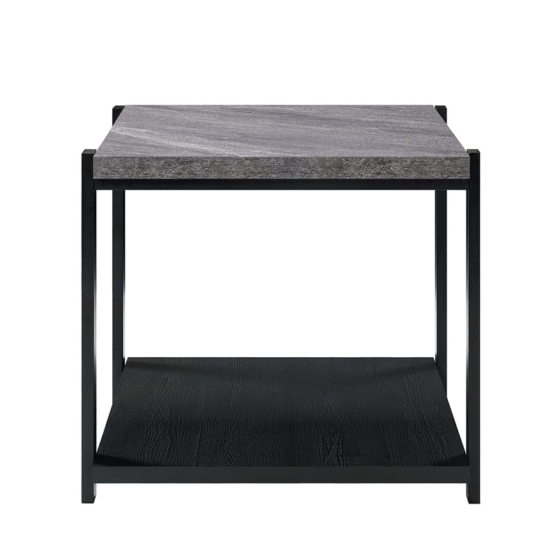LINEA  3 PC OCCASIONAL SET- 1 COFFEE & 2 END TABLES-DK GRAY F