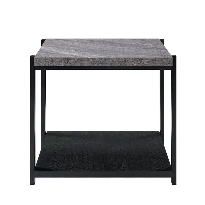 LINEA  3 PC OCCASIONAL SET- 1 COFFEE & 2 END TABLES-DK GRAY F