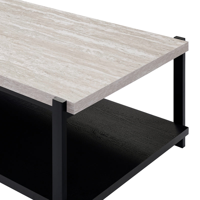 LINEA  3 PC OCCASIONAL SET- 1 COFFEE & 2 END TABLES-LT GRAY F