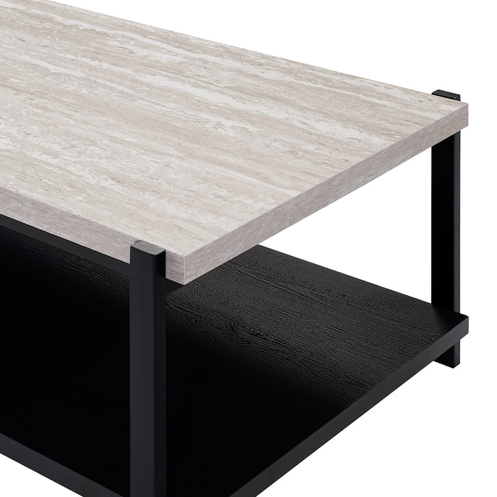 LINEA  3 PC OCCASIONAL SET- 1 COFFEE & 2 END TABLES-LT GRAY F