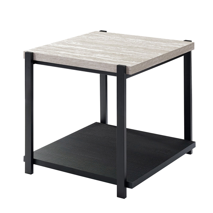 LINEA  3 PC OCCASIONAL SET- 1 COFFEE & 2 END TABLES-LT GRAY F