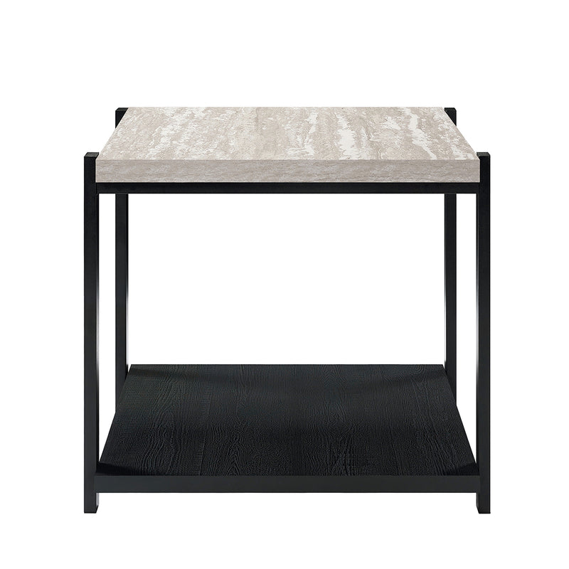 LINEA  3 PC OCCASIONAL SET- 1 COFFEE & 2 END TABLES-LT GRAY F