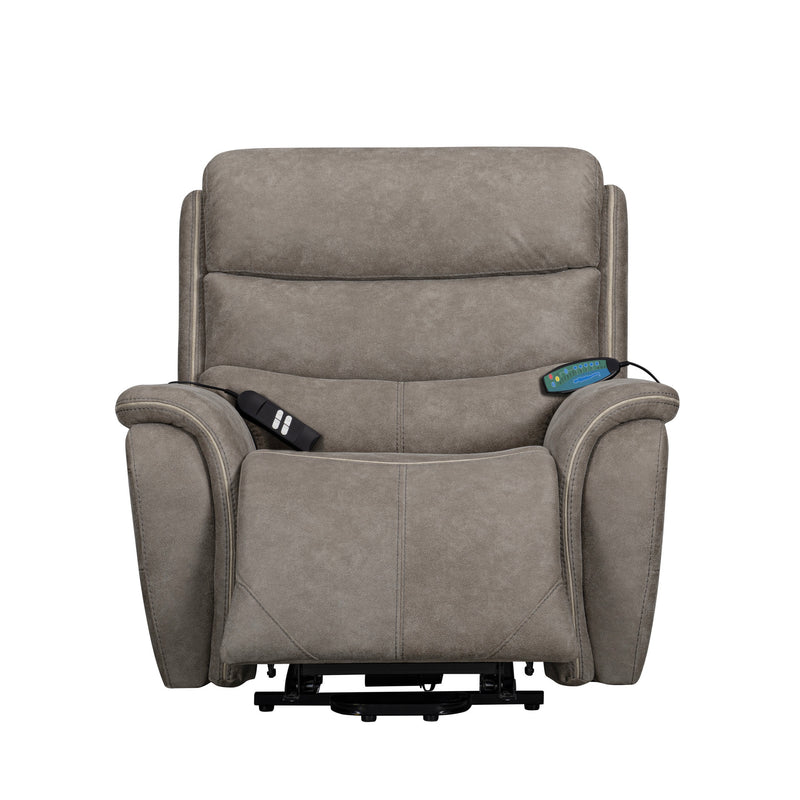 KAMARI POWER LIFT RECLINER W/ HEAT & MASSAGE-GRAY