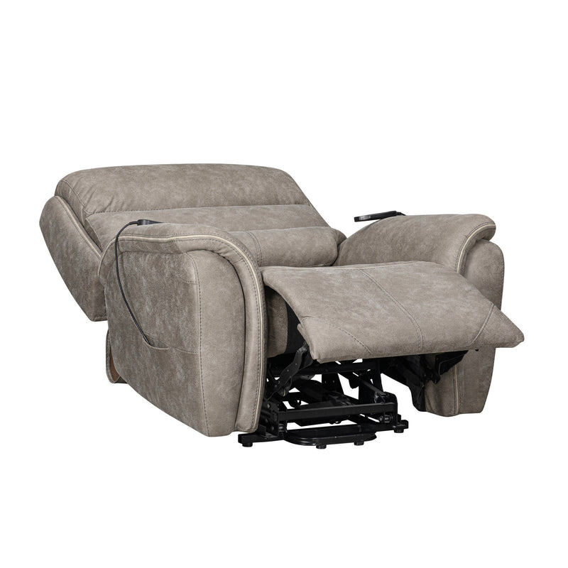 KAMARI POWER LIFT RECLINER W/ HEAT & MASSAGE-GRAY