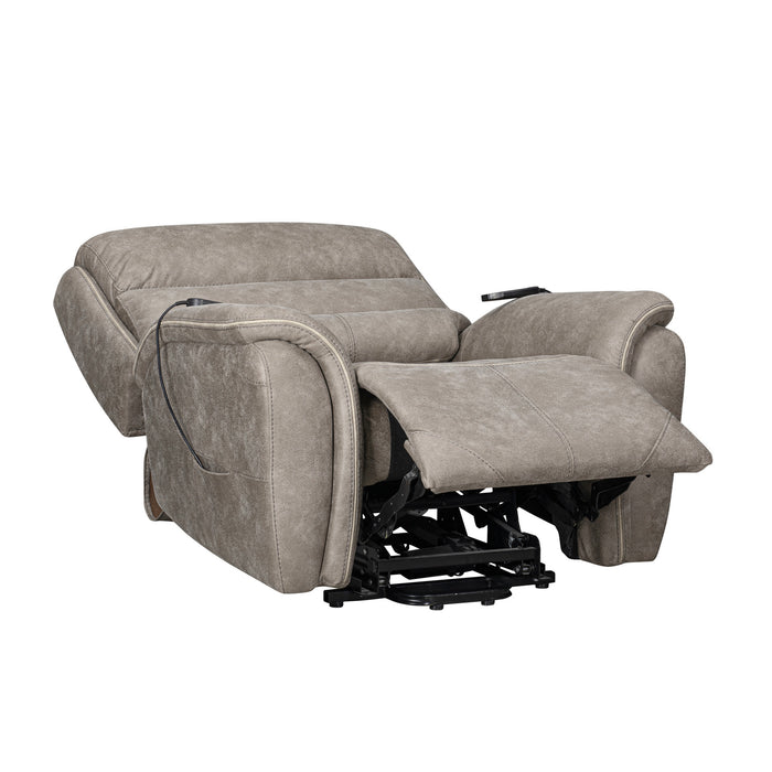 KAMARI POWER LIFT RECLINER W/ HEAT & MASSAGE-GRAY