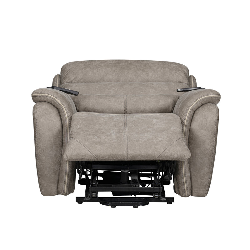 KAMARI POWER LIFT RECLINER W/ HEAT & MASSAGE-GRAY
