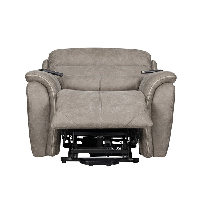 KAMARI POWER LIFT RECLINER W/ HEAT & MASSAGE-GRAY