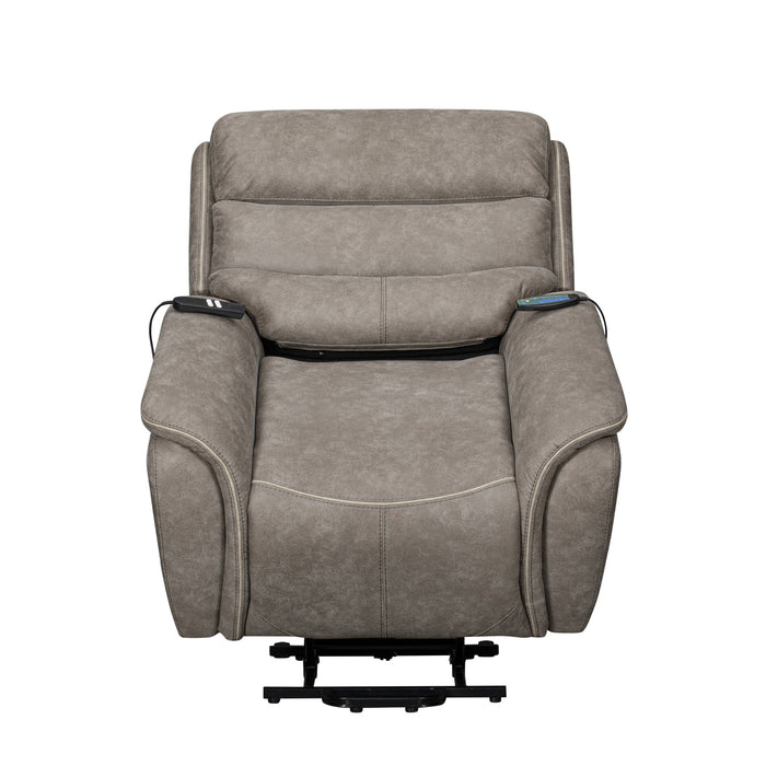 KAMARI POWER LIFT RECLINER W/ HEAT & MASSAGE-GRAY