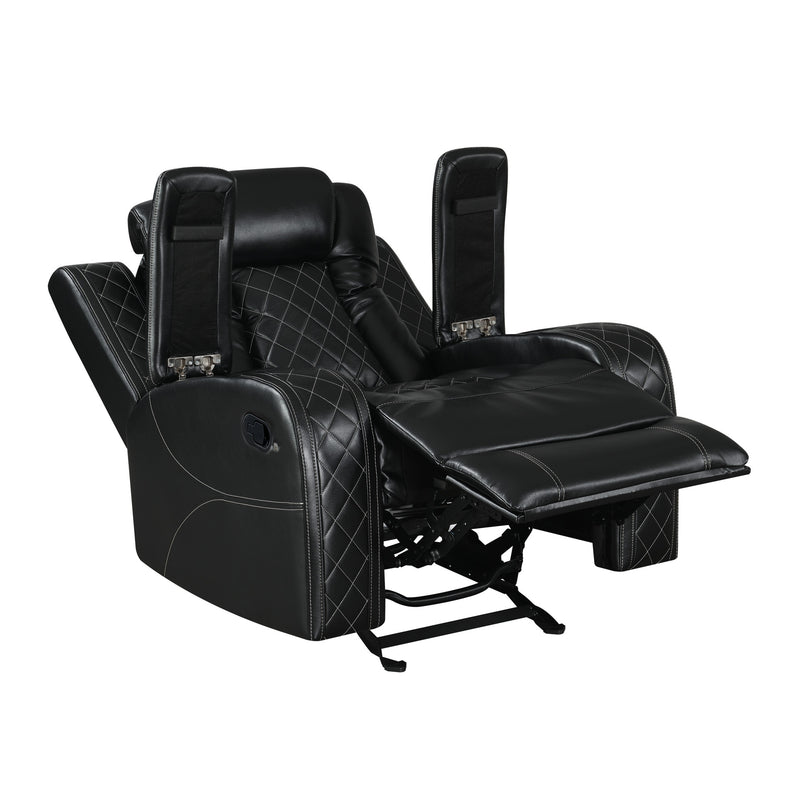 ORION II GLIDER RECLINER-BLACK