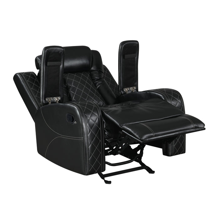 ORION II GLIDER RECLINER-BLACK