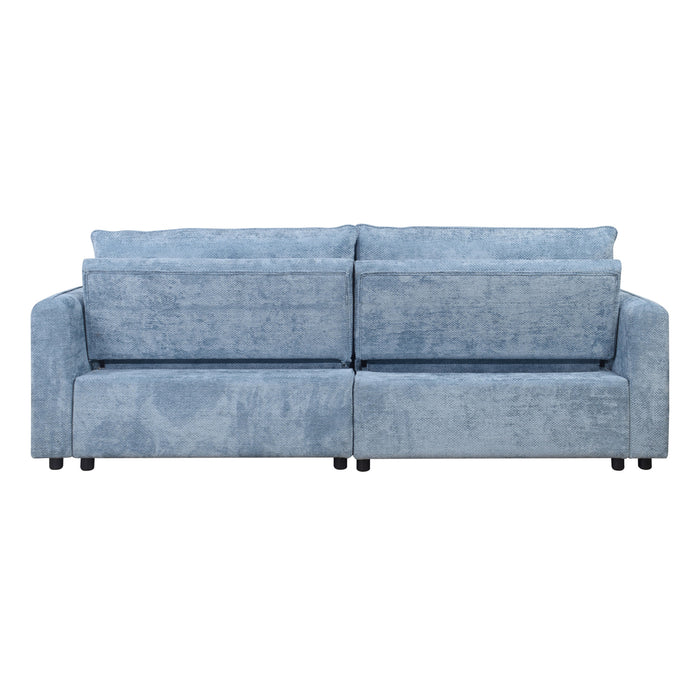 FINN LOVESEAT W/POP UP SLEEPER-BLUE