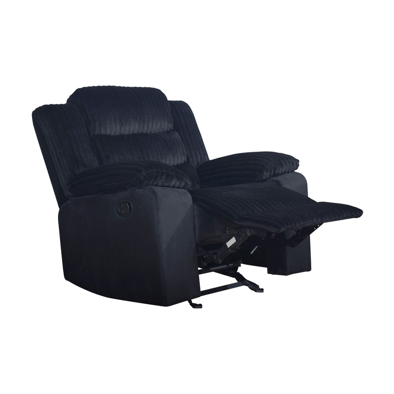 WILLOW GLIDER RECLINER-BLACK