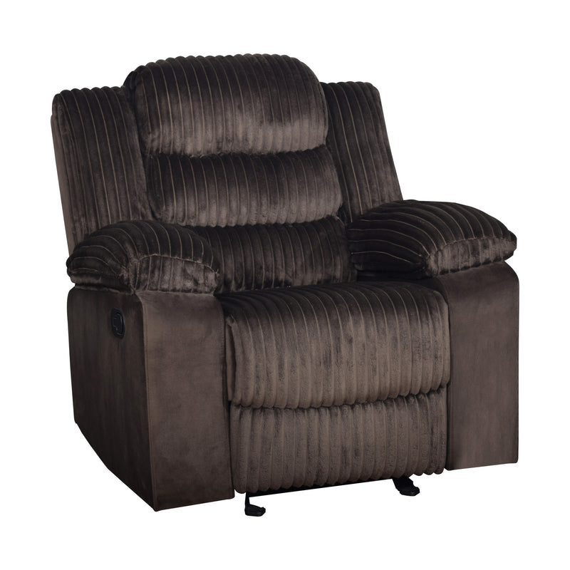 WILLOW GLIDER RECLINER-BROWN