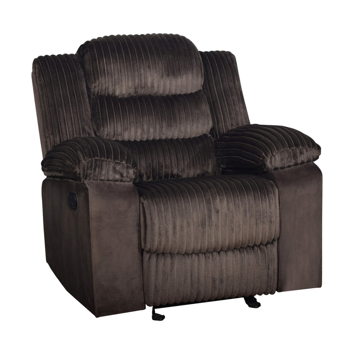 WILLOW GLIDER RECLINER-BROWN