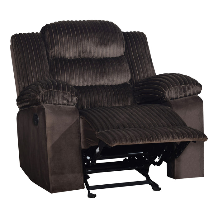 WILLOW GLIDER RECLINER-BROWN
