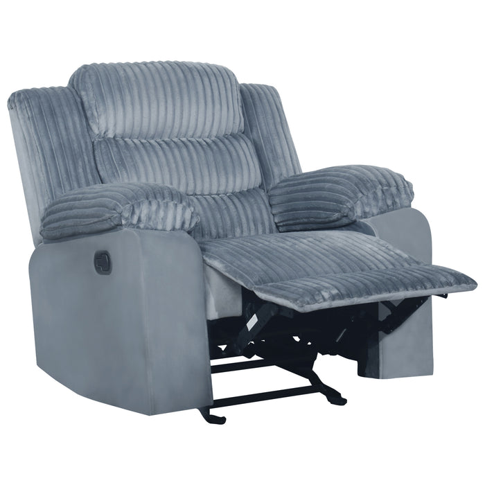 WILLOW GLIDER RECLINER-GRAY