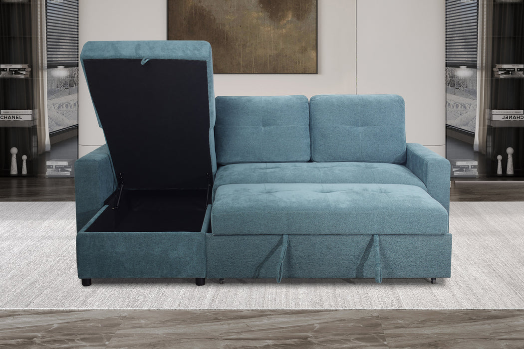 GREER STORAGE CHAISE-GREEN