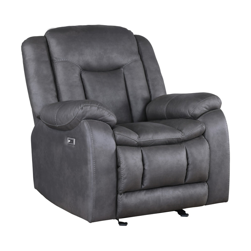 MORELLO  GLIDER RECLINER W/PWR FR- GRAY