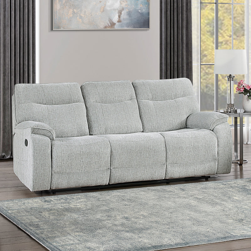 CHABLIS RECLINING SOFA-MIST GRAY