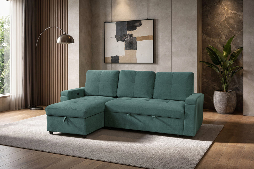 BREEZE SLEEPER SOFA-GREEN