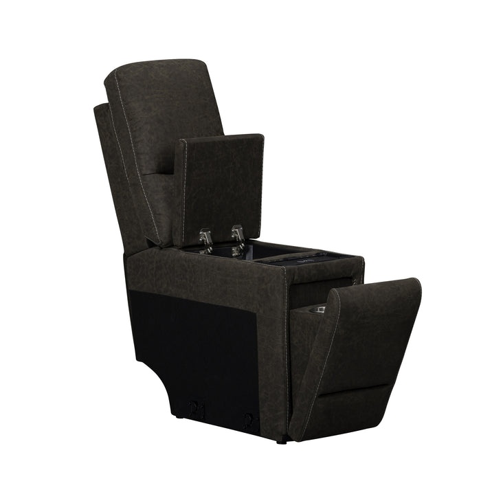 GAIA STORAGE CONSOLE WITH SPEAKERS-SABLE