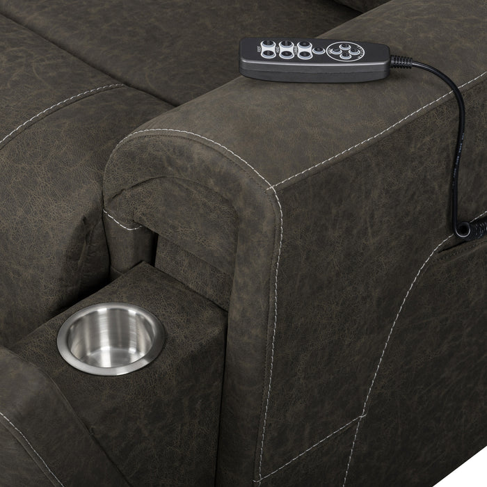 GAIA RAF RECLINER W/PWR HR,FR,MASSAGE, HEAT-SABLE
