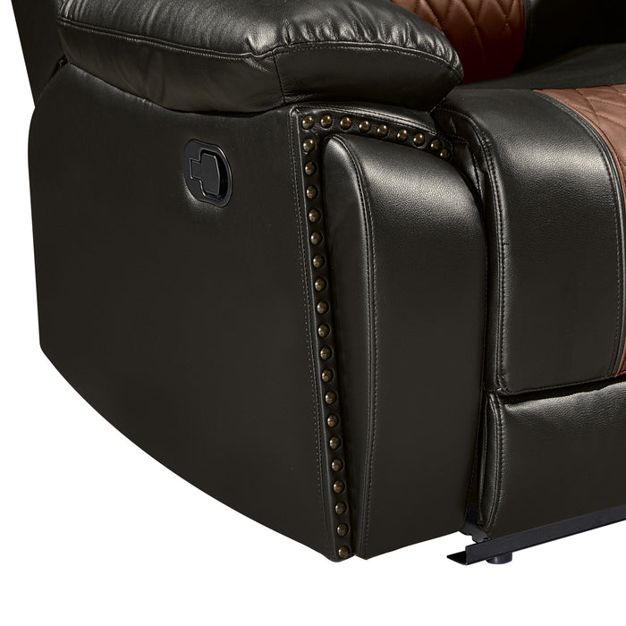 NIKKO GLIDER RECLINER-BROWN