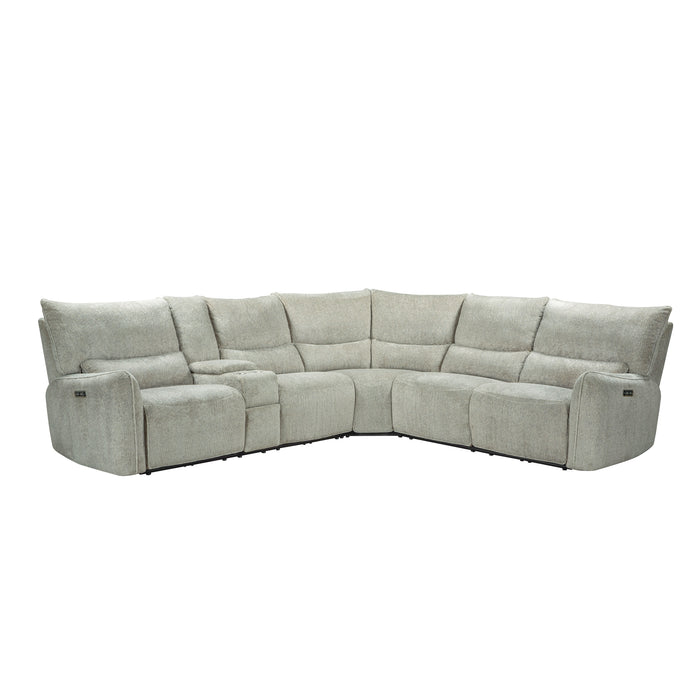 REMSEN 3PCS /  P2 PWR SECTIONAL - LATTE