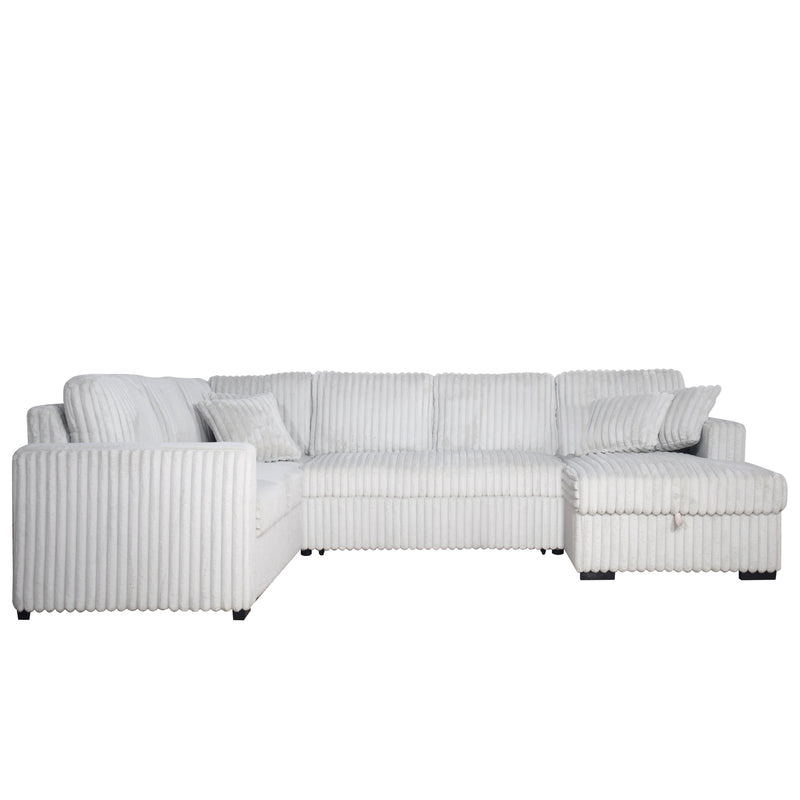 BLISS - SECTIONAL SLEEPER-MIST GRAY