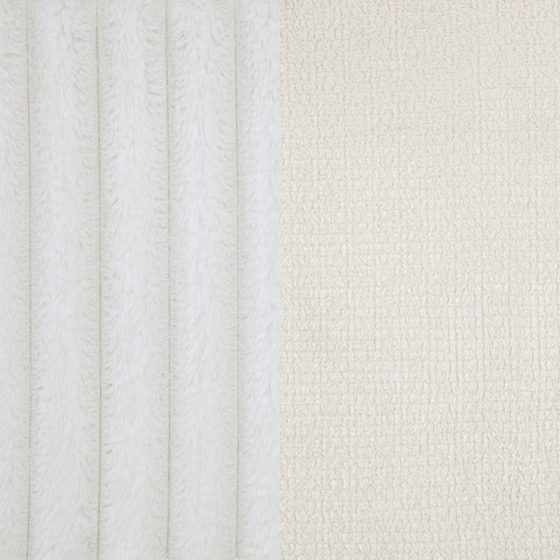 Natasha 65-inch Upholstered Eastern King Wingback Bed Cream