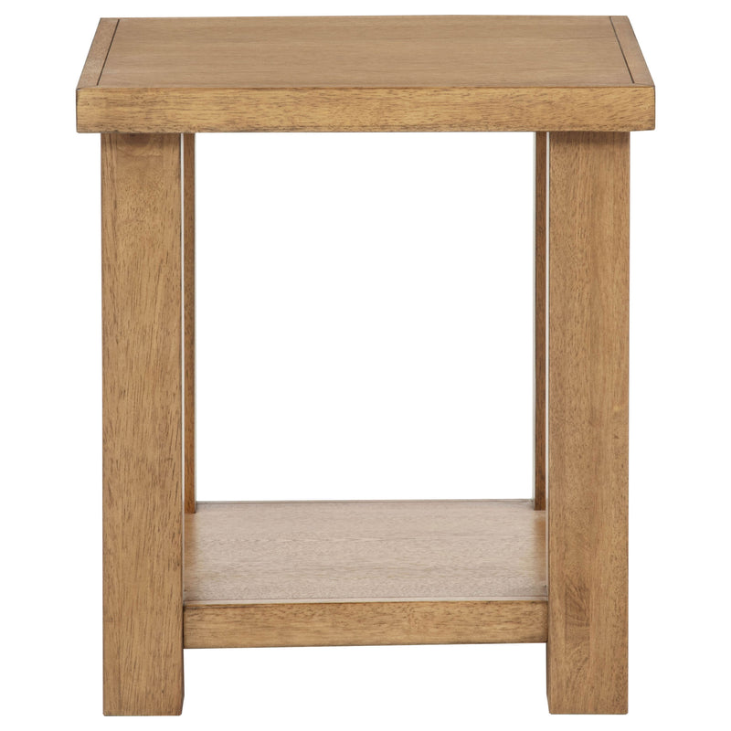 Beasley 2-Piece Wood Coffee Table Set Golden Oak
