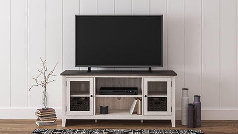 Mueble de TV LG Dorrinson con opción de chimenea