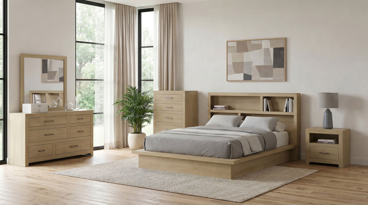 Hendricks 5-drawer Bedroom Chest of Drawers Light Oak