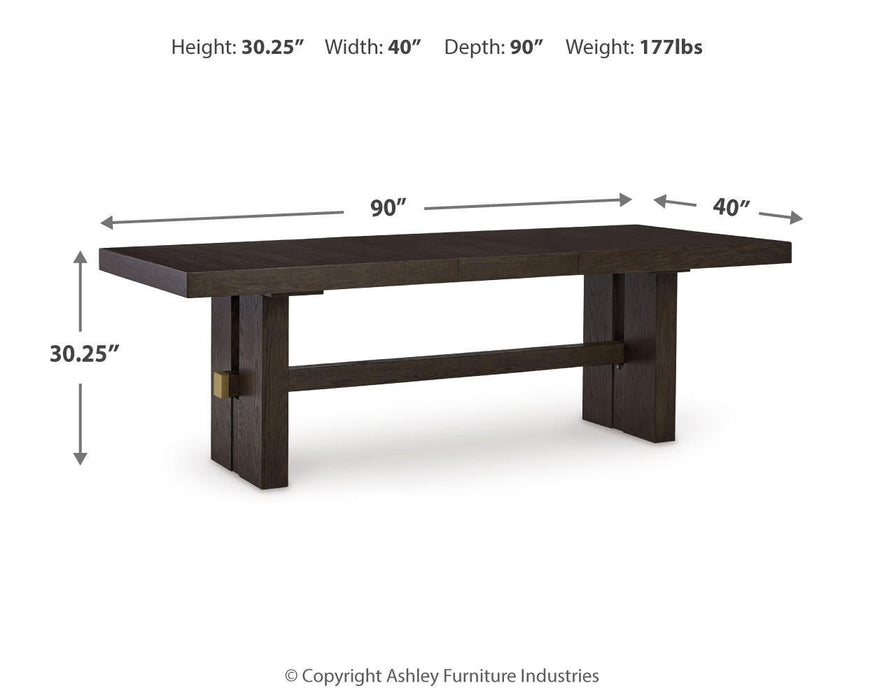 Mesa de comedor Burkhaus RECT EXT