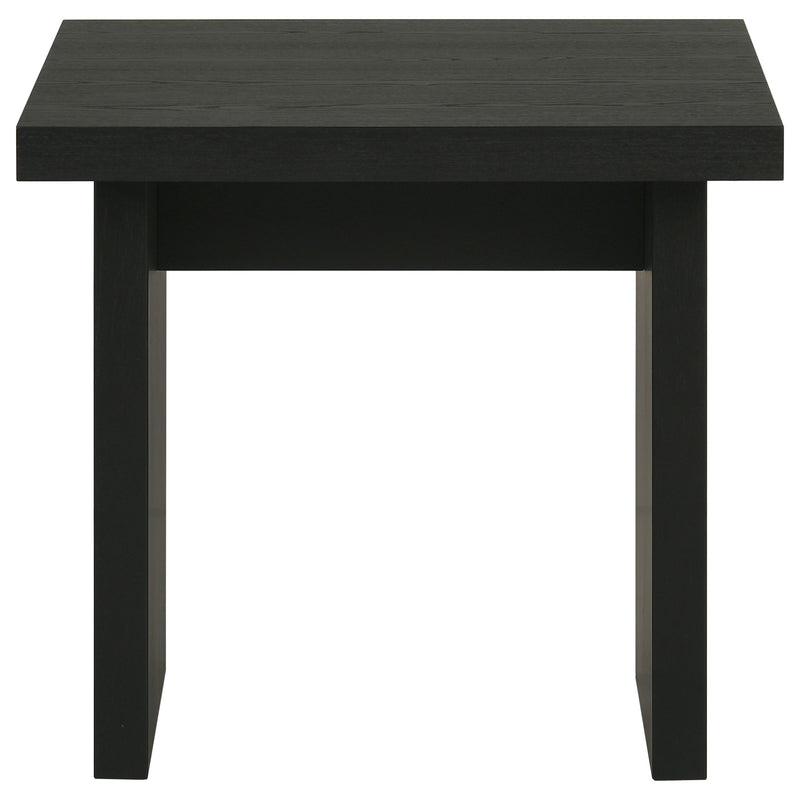 Decker Square Occasional Side End Table Black
