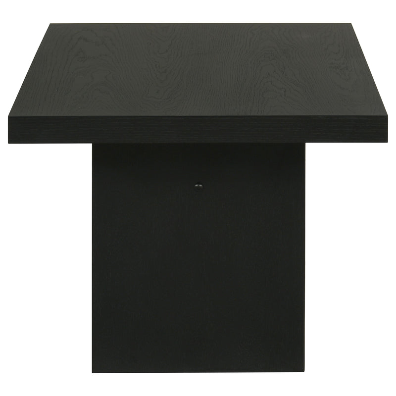 Decker 47-Inch Rectangular Cocktail Coffee Table Black