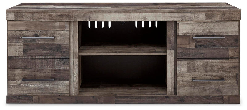 Mueble de TV LG Derekson con opción de chimenea
