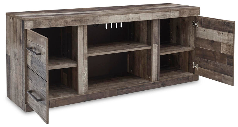 Mueble de TV LG Derekson con opción de chimenea