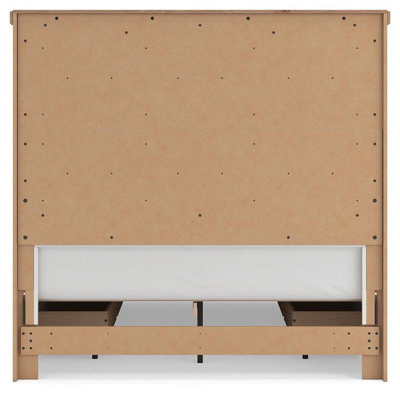 Savonport King Panel Storage Bed, Dresser, Mirror, Chest and Nightstand