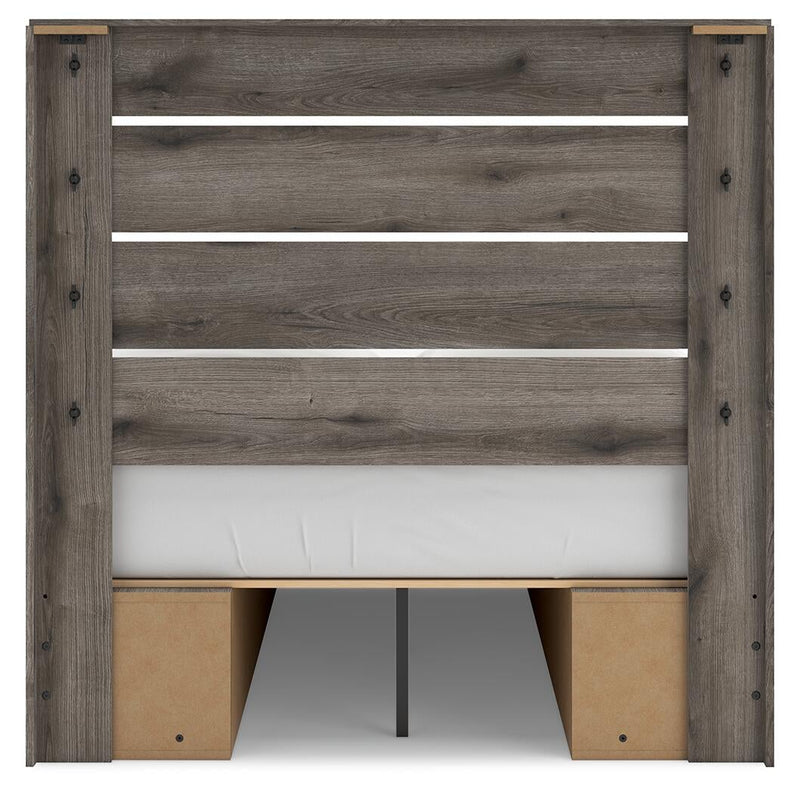Urbanoore Full Panel Bed with Storage, Dresser, Mirror and Nightstand