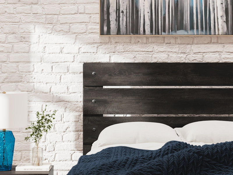 Delmorta Twin Panel Bed with Storage, Dresser and Mirror