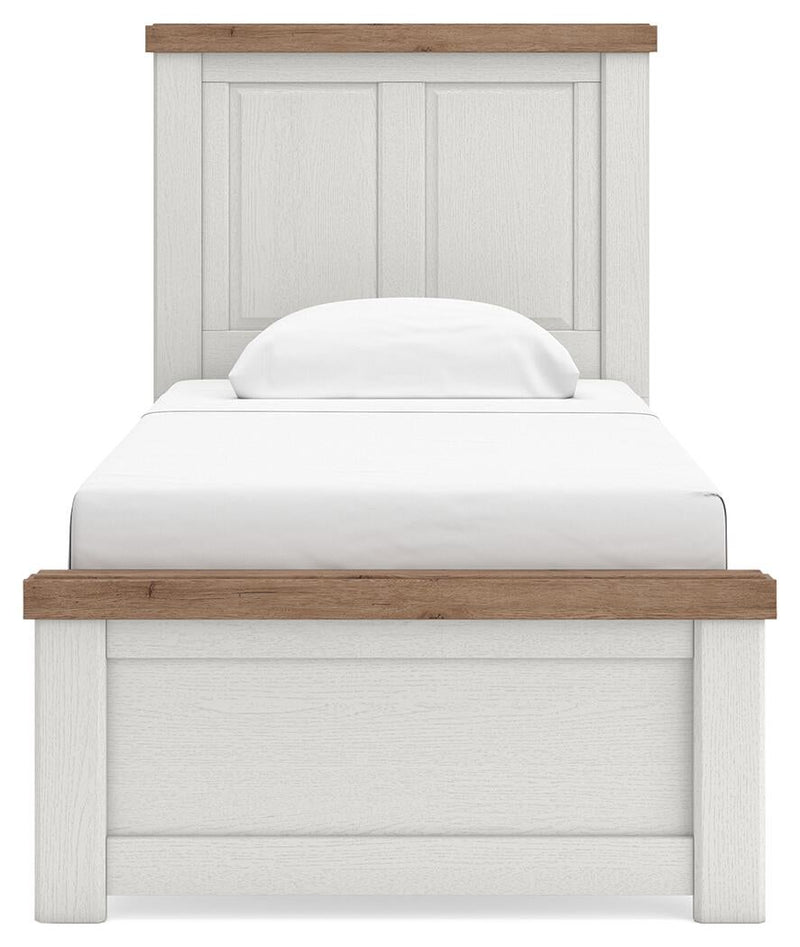 Savonport Twin Panel Bed, Dresser, Mirror, Chest and Nightstand