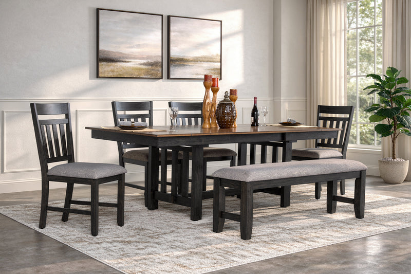 HARRISBURG BENCH-CHARCOAL