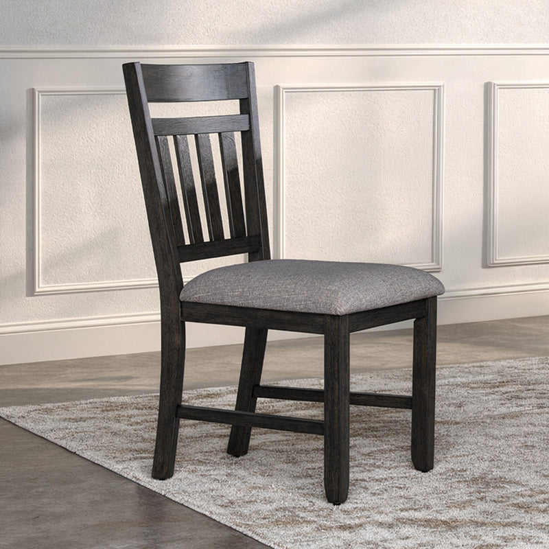 HARRISBURG DINING CHAIR (2 PER CARTON)--CHARCOAL