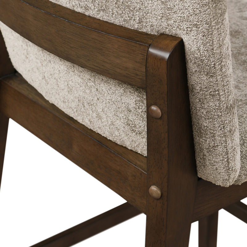 KODY UPHOLSTERED COUNTER CHAIR (2 PER CARTON)-CREAM