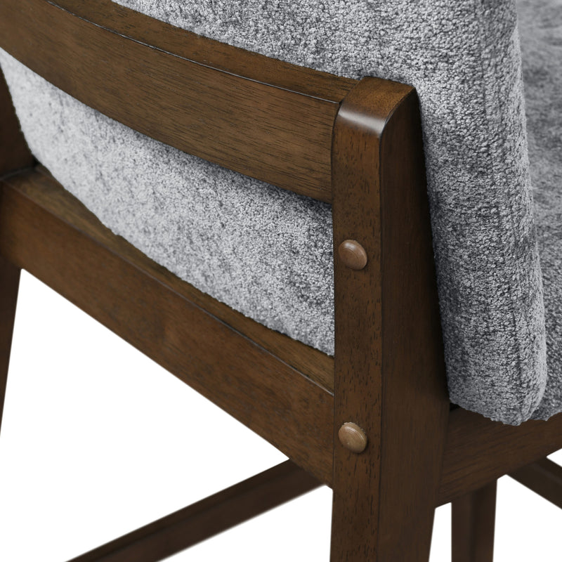 KODY UPHOLSTERED COUNTER CHAIR (2 PER CARTON)-STONE GRAY