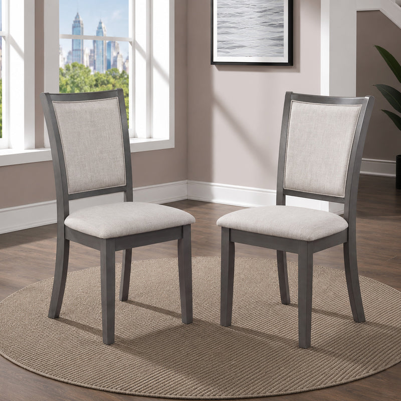 AMY DINING CHAIR (2/CTN)-GRAY