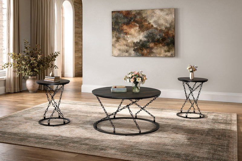 DORAN OCCASIONAL SET-1 COFFEE & 2 END TABLES