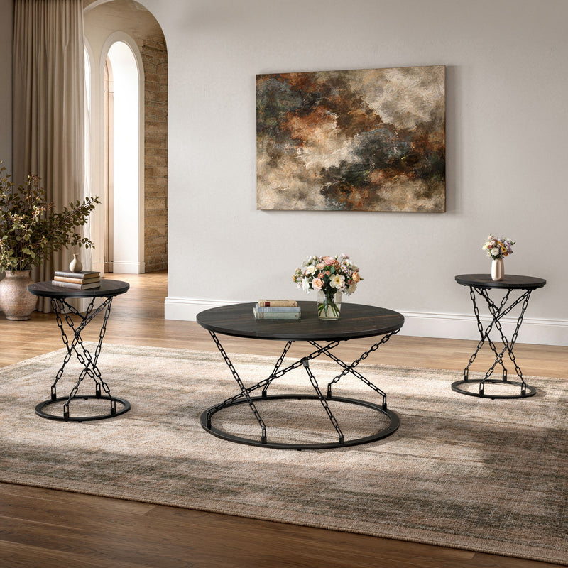 DORAN OCCASIONAL SET-1 COFFEE & 2 END TABLES