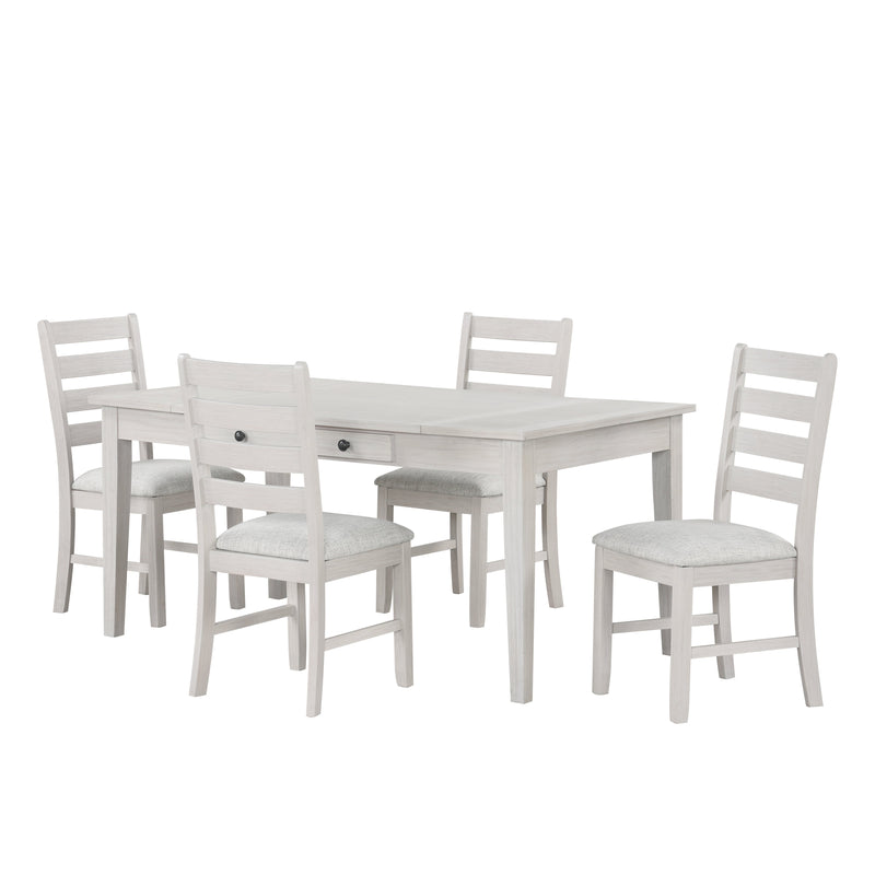 ECHO DINING TABLE AND 4 CHAIRS